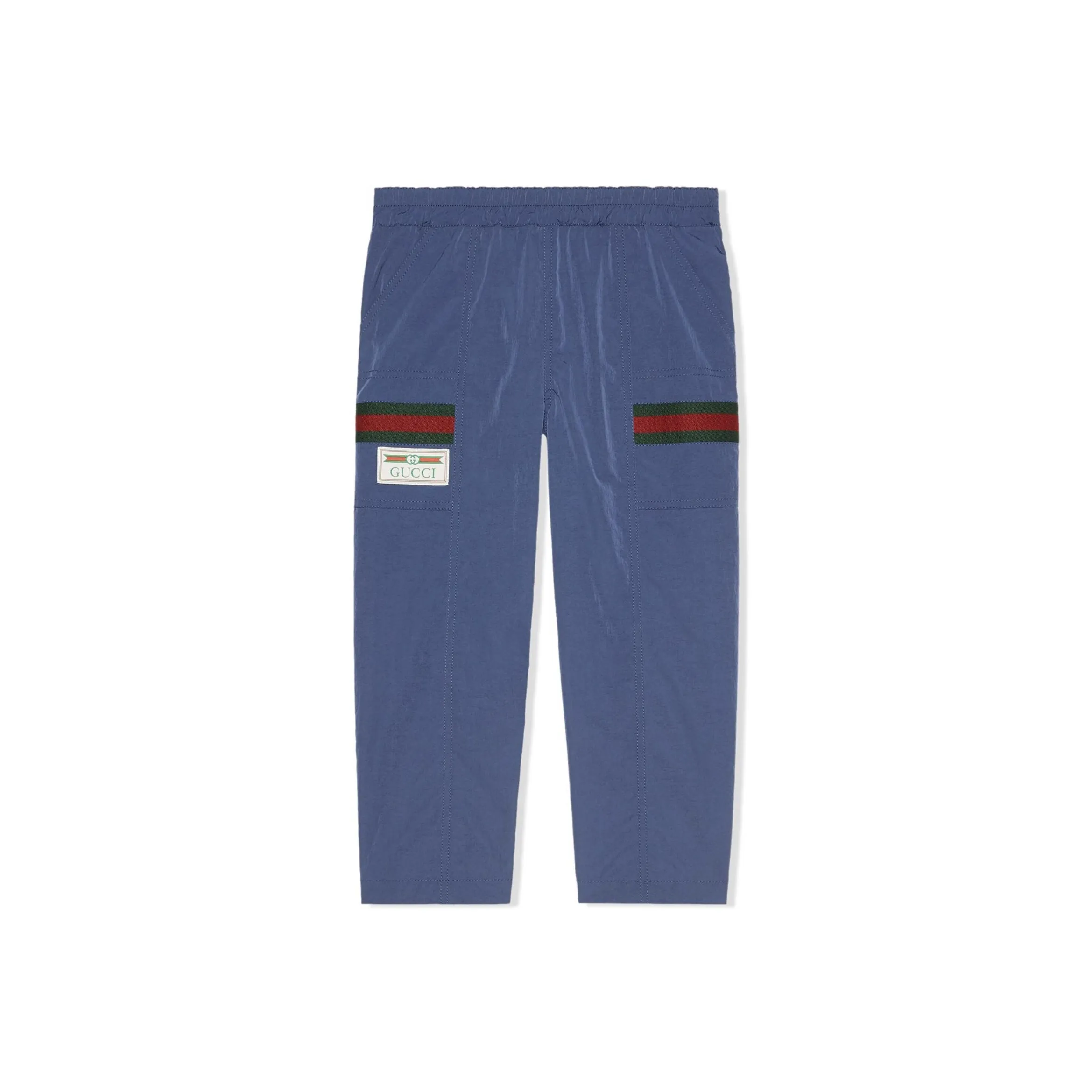 Детские GUCCI Вязаные Спортивные Штаны Темно-Синие