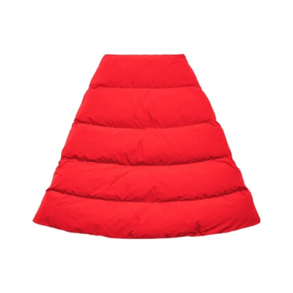 Balenciaga FW24 Casual Long Skirts Regular Fit Women's Red
