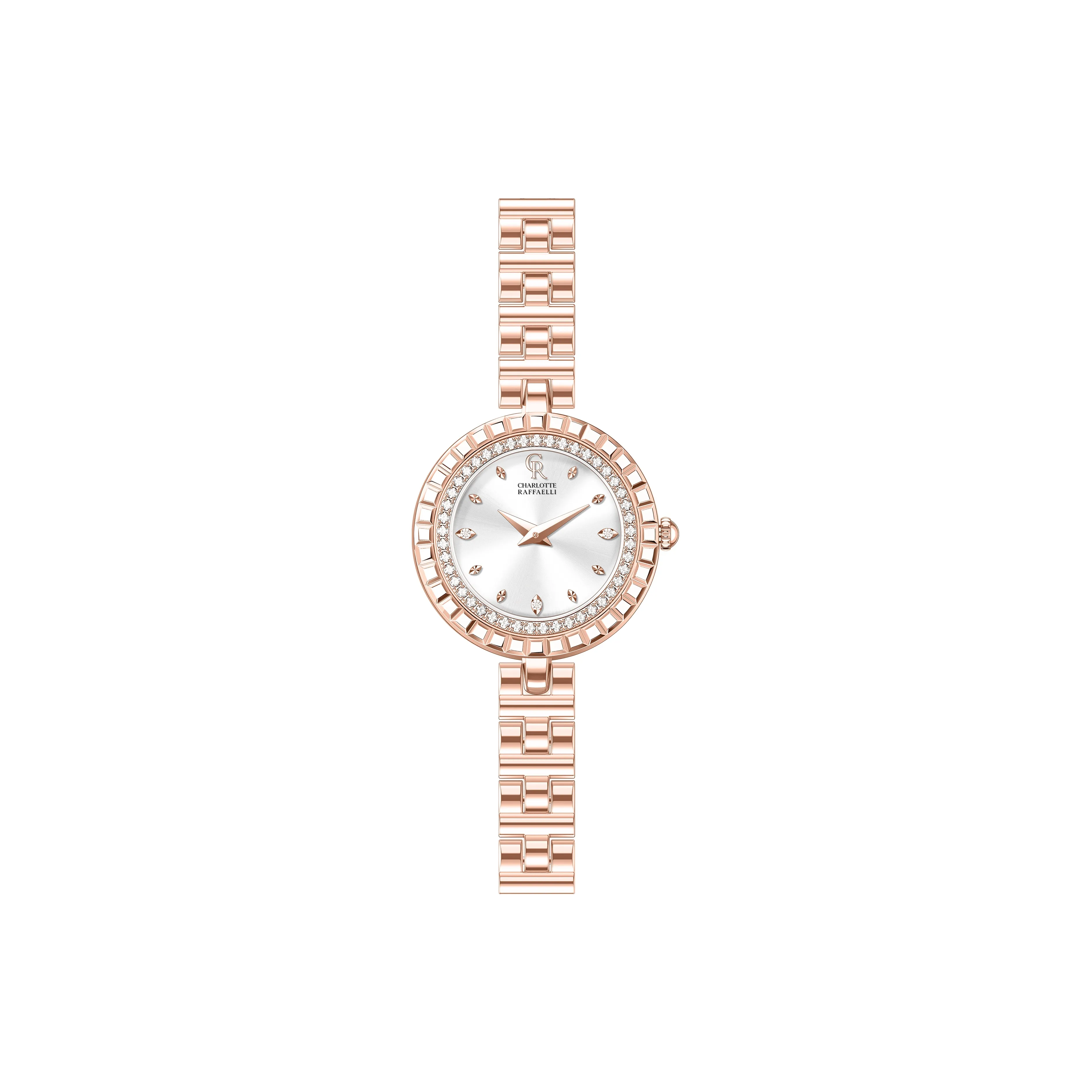 CHARLOTTE RAFFAELLI· Lucky Eye Наручные часы Кварцевый механизм Ремешок из нержавеющей стали Белый циферблат Женские часы Подарочный набор в коробке