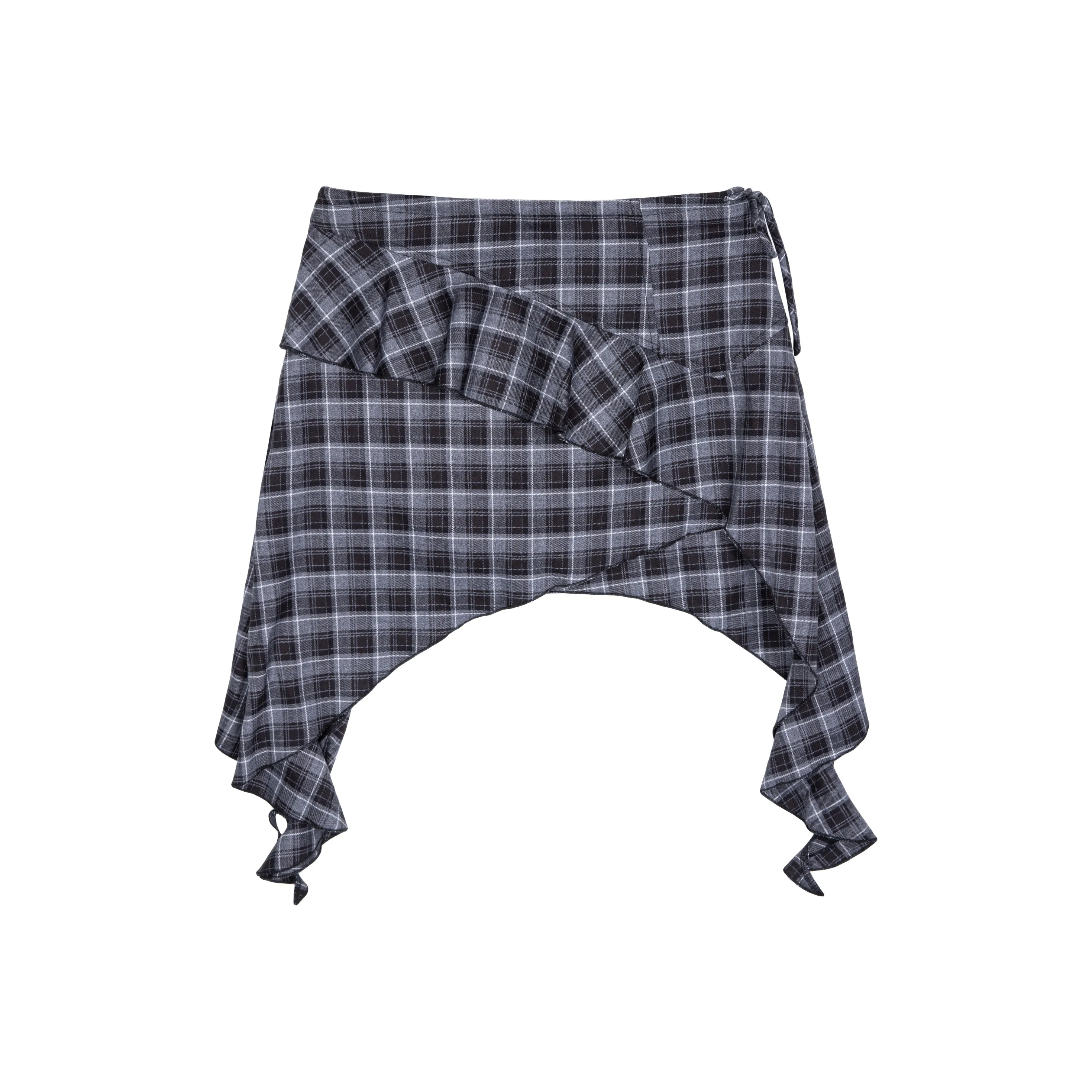 SENSORY GARDENS Повседневные короткие юбки Женские Темно-синяя клетка