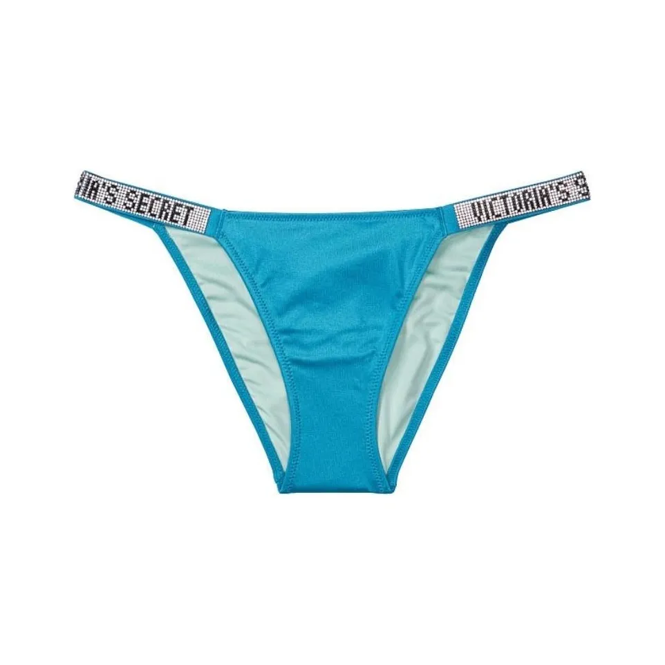 Victoria's Secret Плавательные шорты Женские 1 упаковка Синий