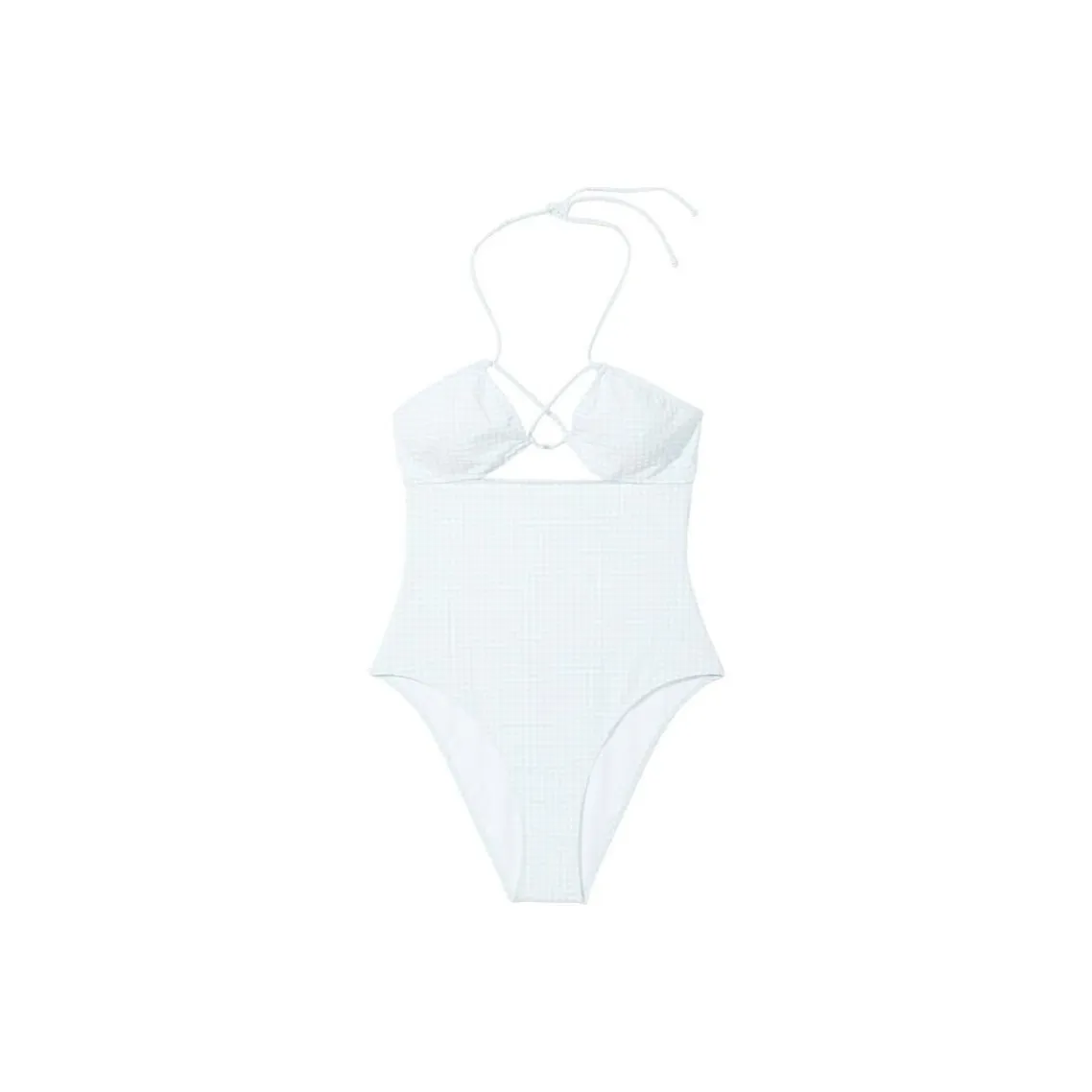 Victoria's Secret ван-пис купальник женский клетчатый