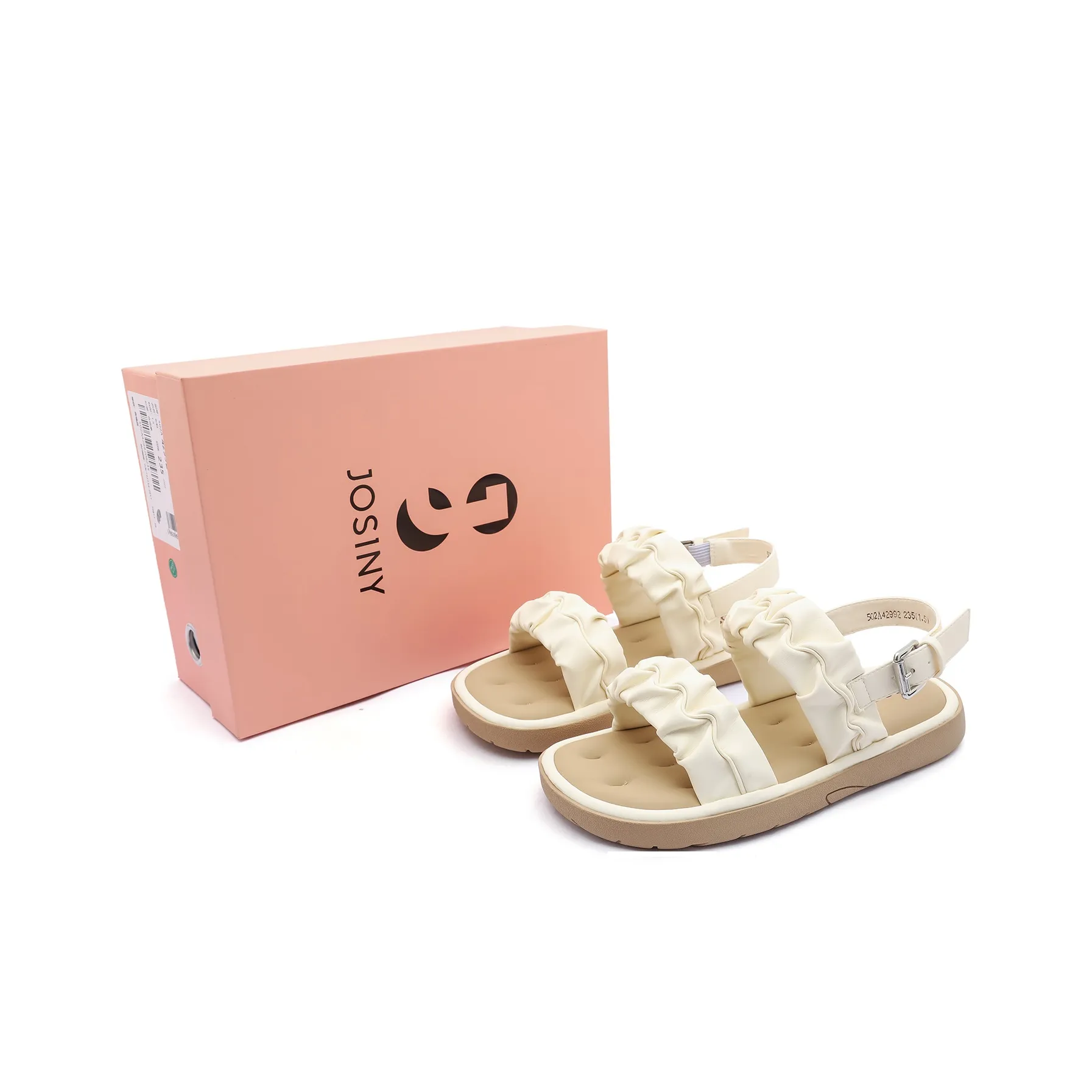 JOSINY One Ремешок Сандалии Женские Экрю