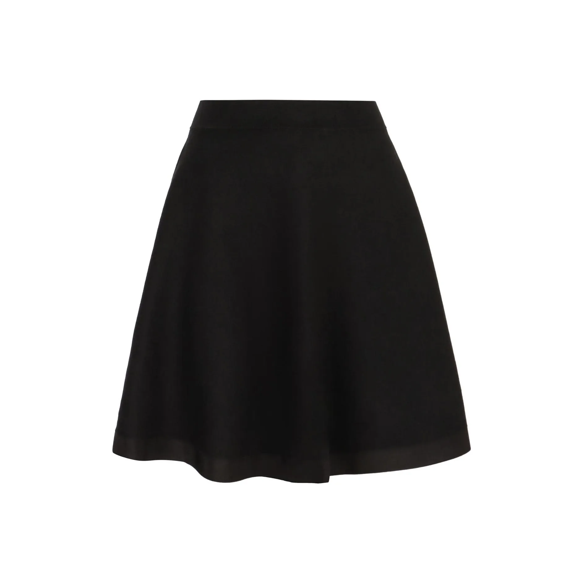 NINA RICCI Flared Plated Mini Skirt