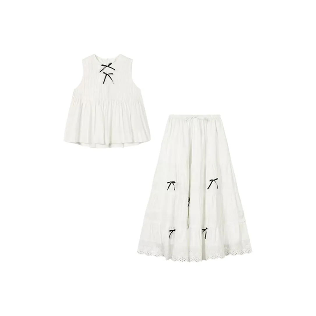 AFGGD Two Piece Skirt Sets Women's