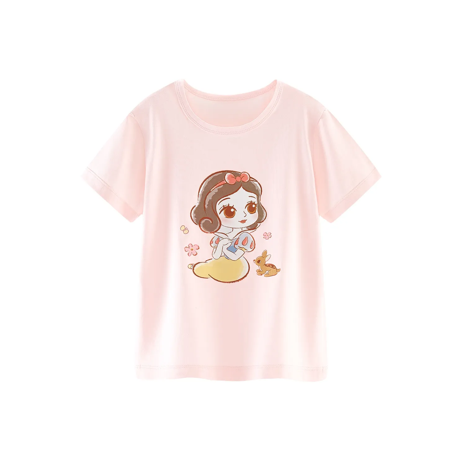 Disney T-рубашка Принцесса Розовая для детей 3-7 лет