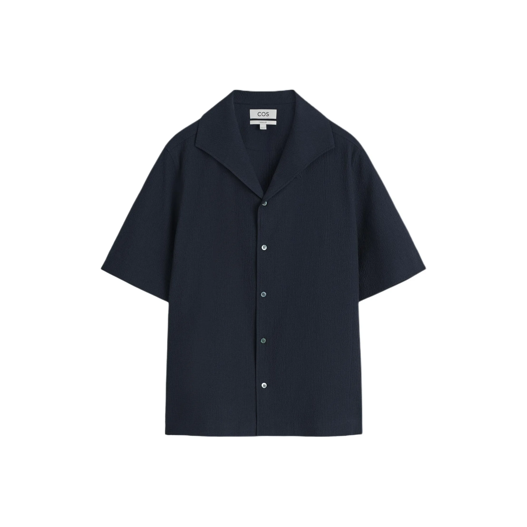 COS Shirts Men's Navy Blue