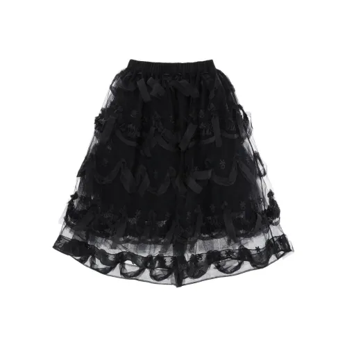 SIMONE ROCHA Черная Женская Повседневная Длинная Юбка