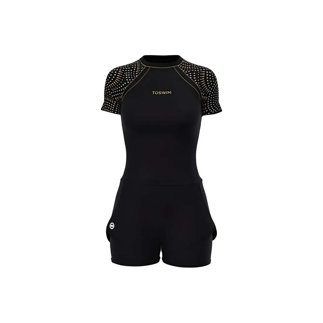 TOSWIM Двухкомпонентный купальник женский цвет "Ночной морской звездный" серия Edition