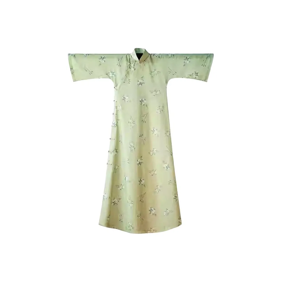 YICHENGFENGXU Чунсам Женский Зеленый С принтом