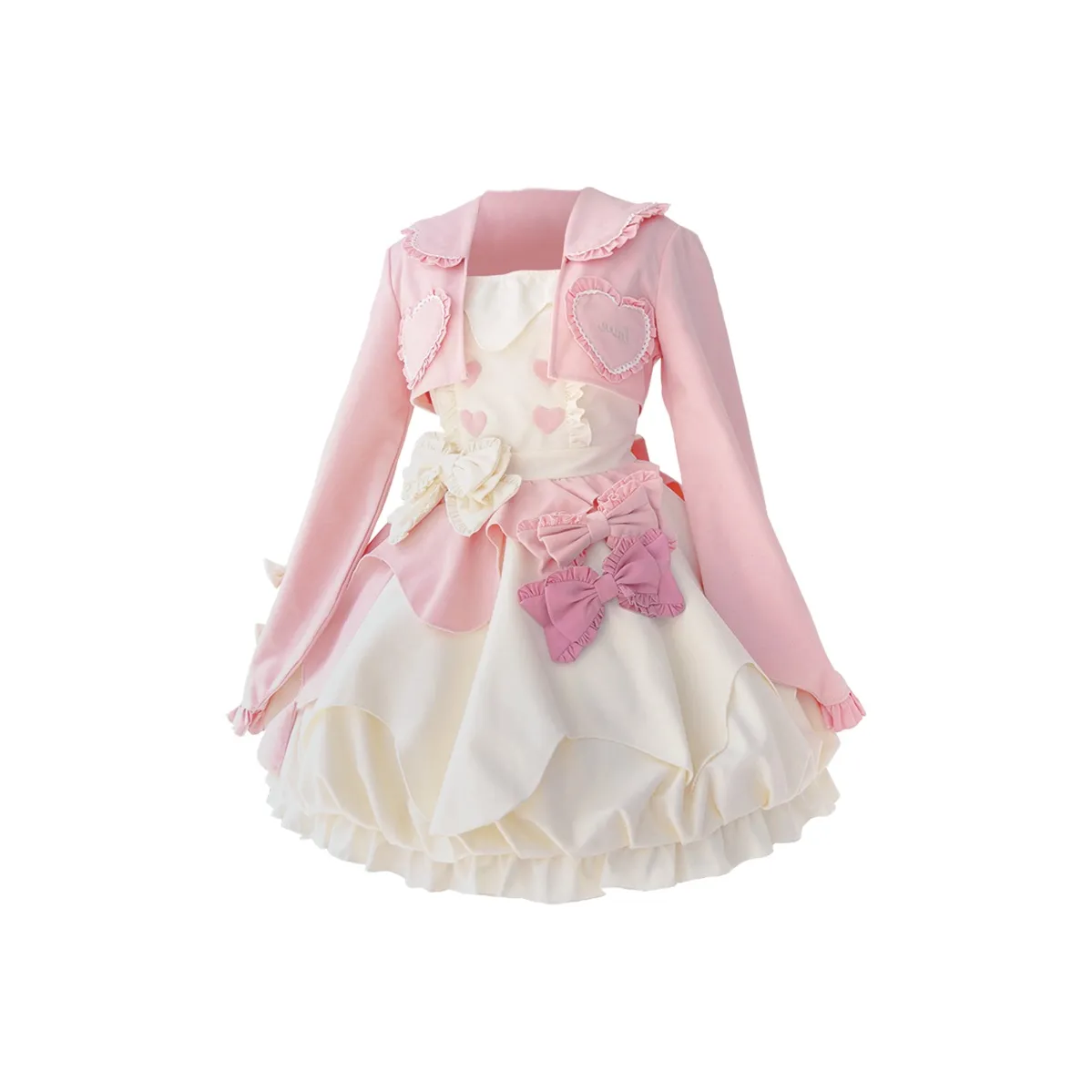 Leopard Kitten Лолита-стиль Женские Розово-белый