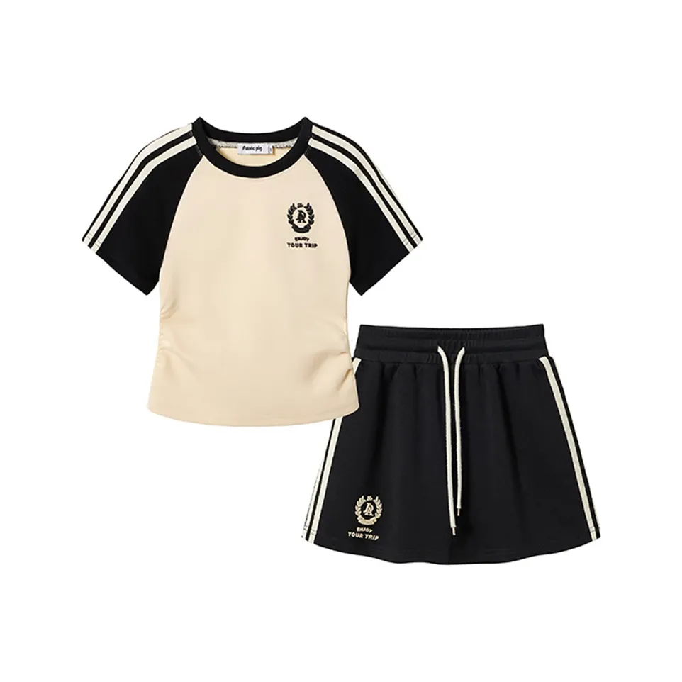 FABRIC PIG Комплект с юбкой Женские Черный Абрикос