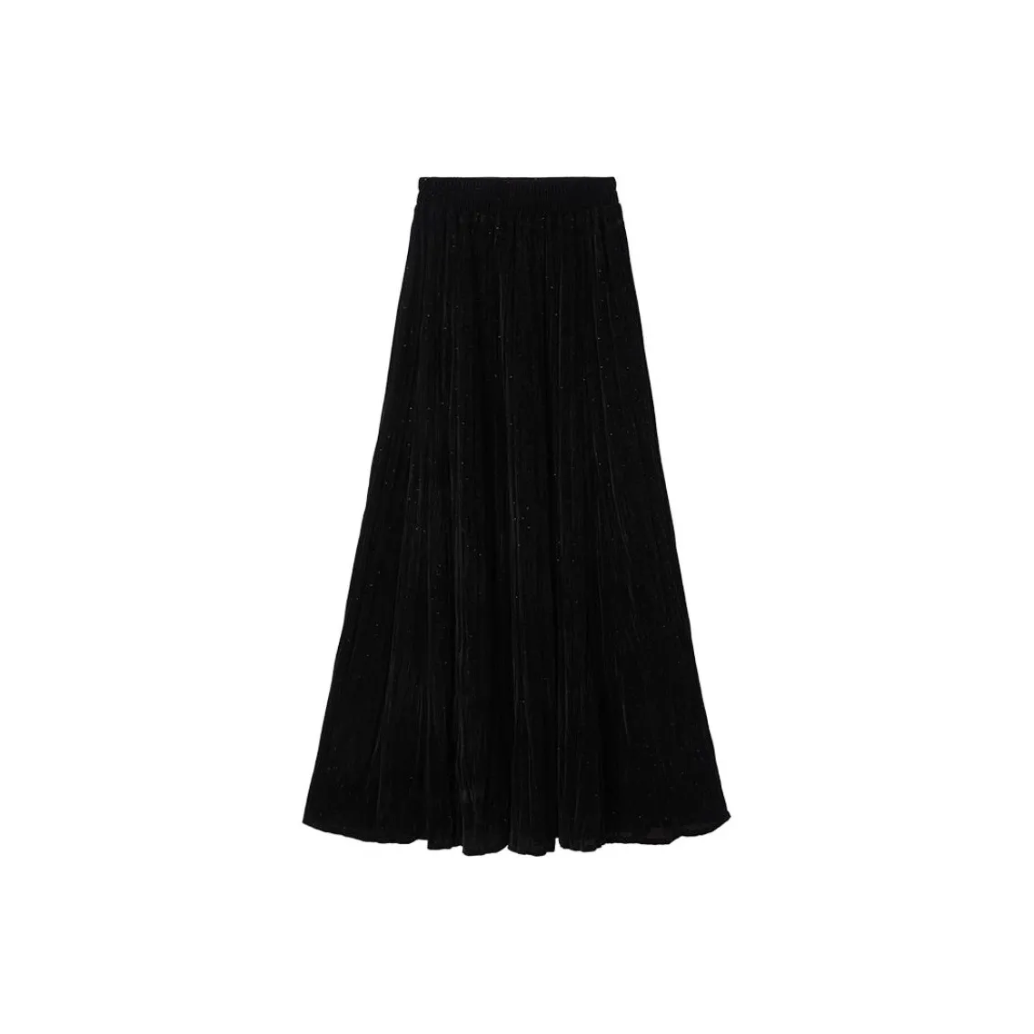 XIANGYING Повседневная длинная юбка женская черная