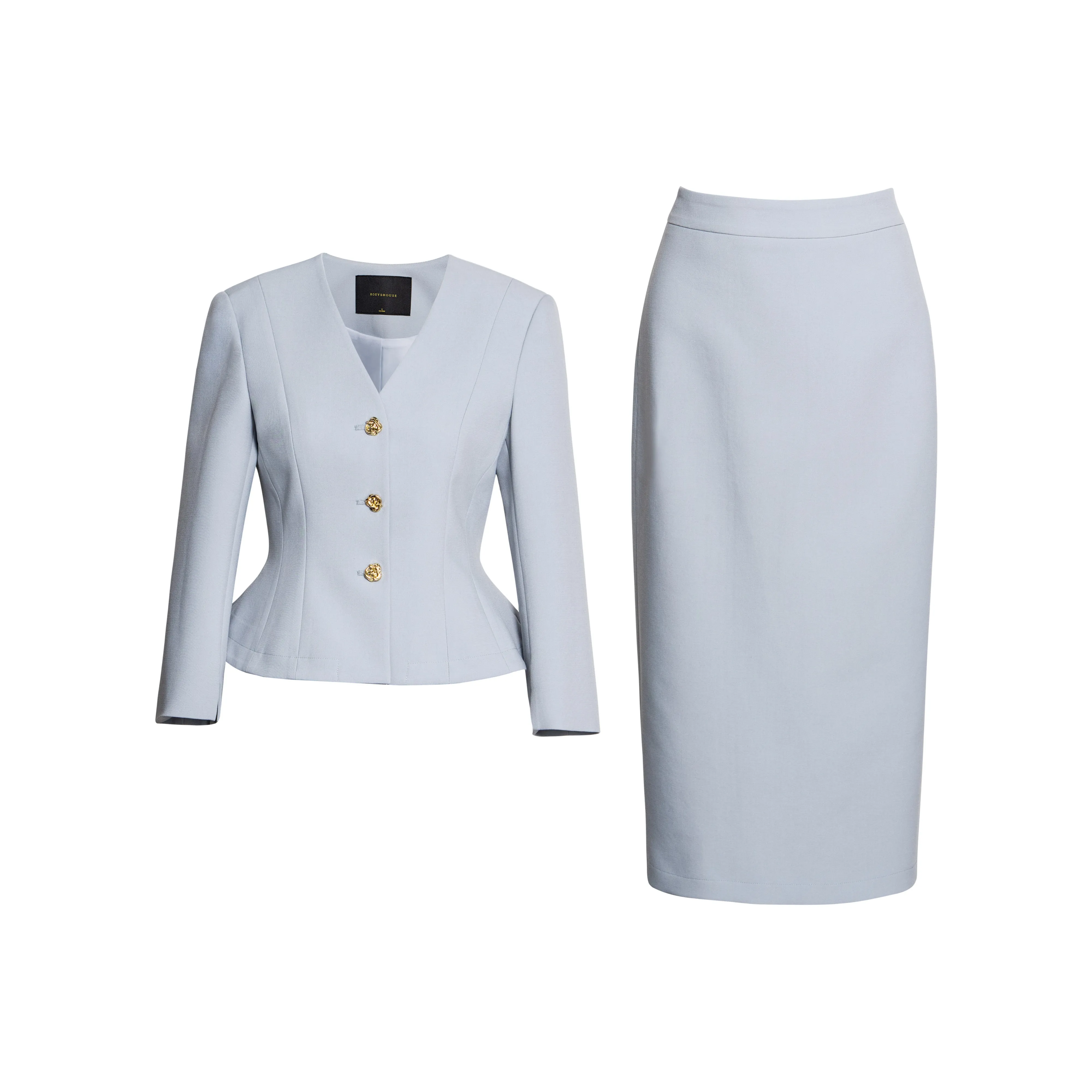 ROEYSHOUSE Комплект с юбкой Женские Светло-Синий