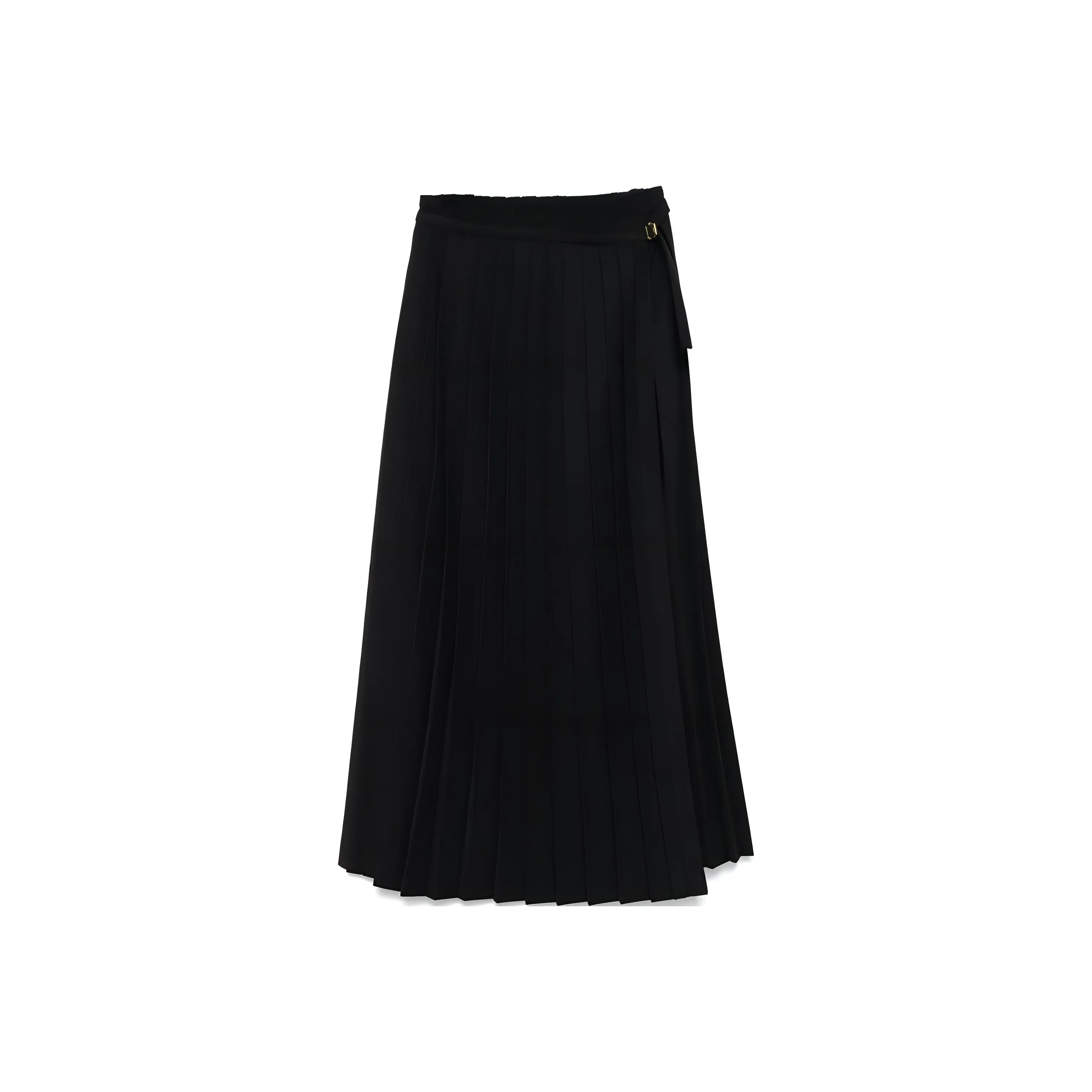 AMIPARIS Paris Twill Pleated Maxi Skirt