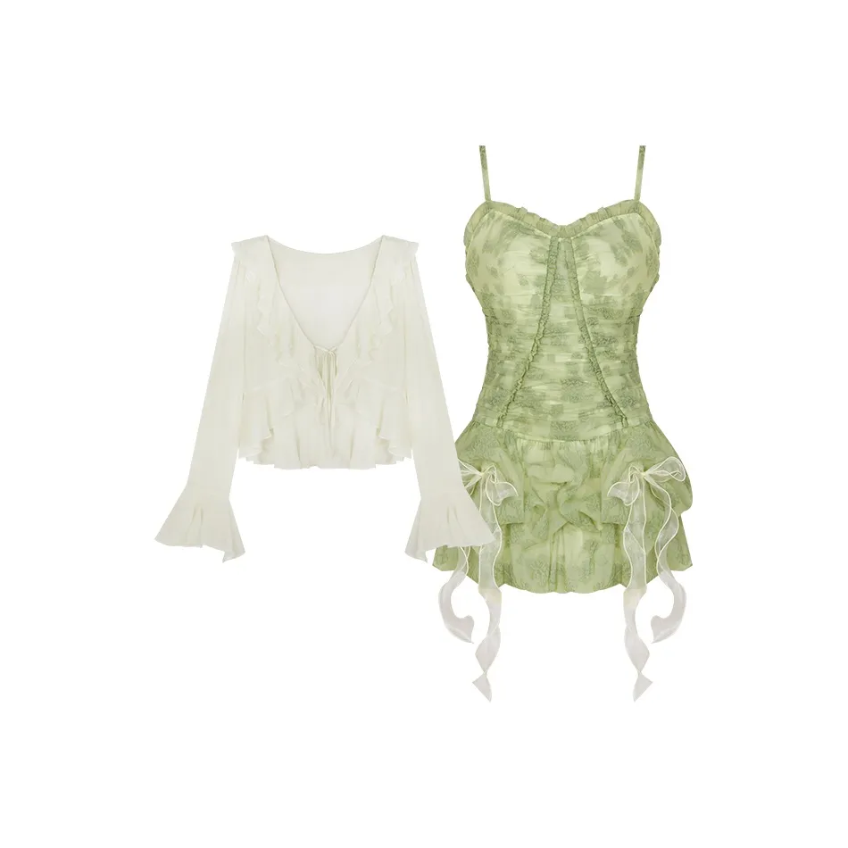 Annie The Темный Child Летний Комплект с Юбкой Женские