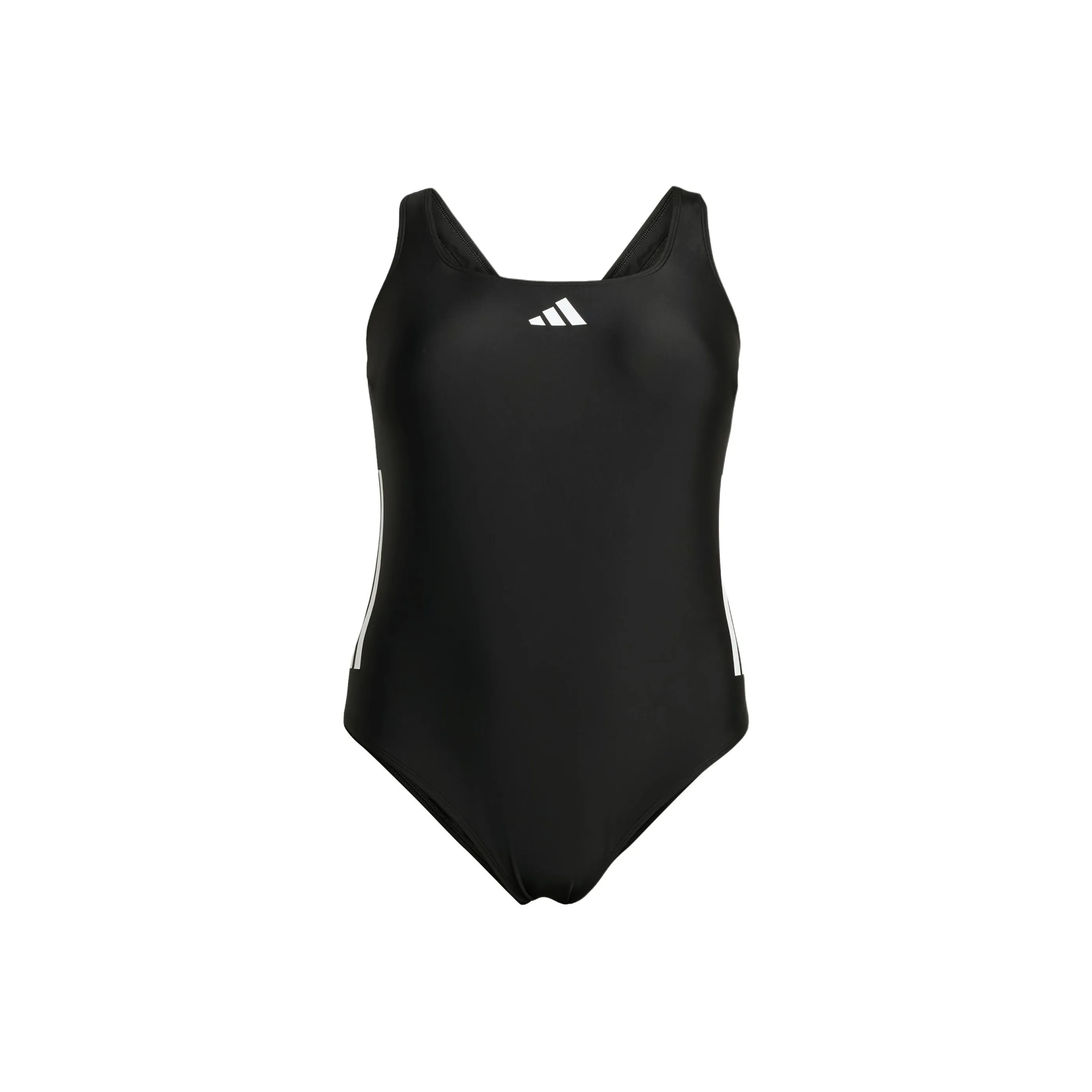 Adidas Free Shipping With AdiClub 3 Stripes C Back Swimsuit Plus Size