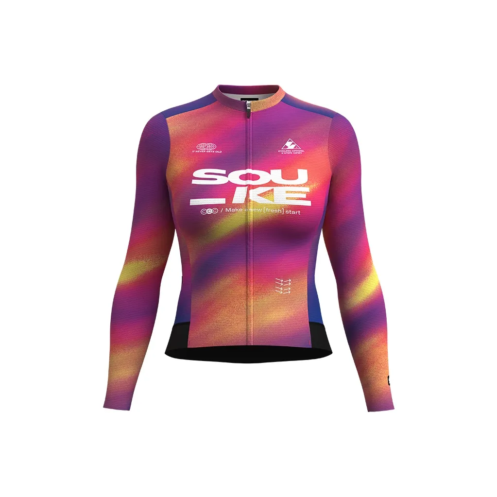 SOUKE Велосипедная одежда Женская Пламя Красный