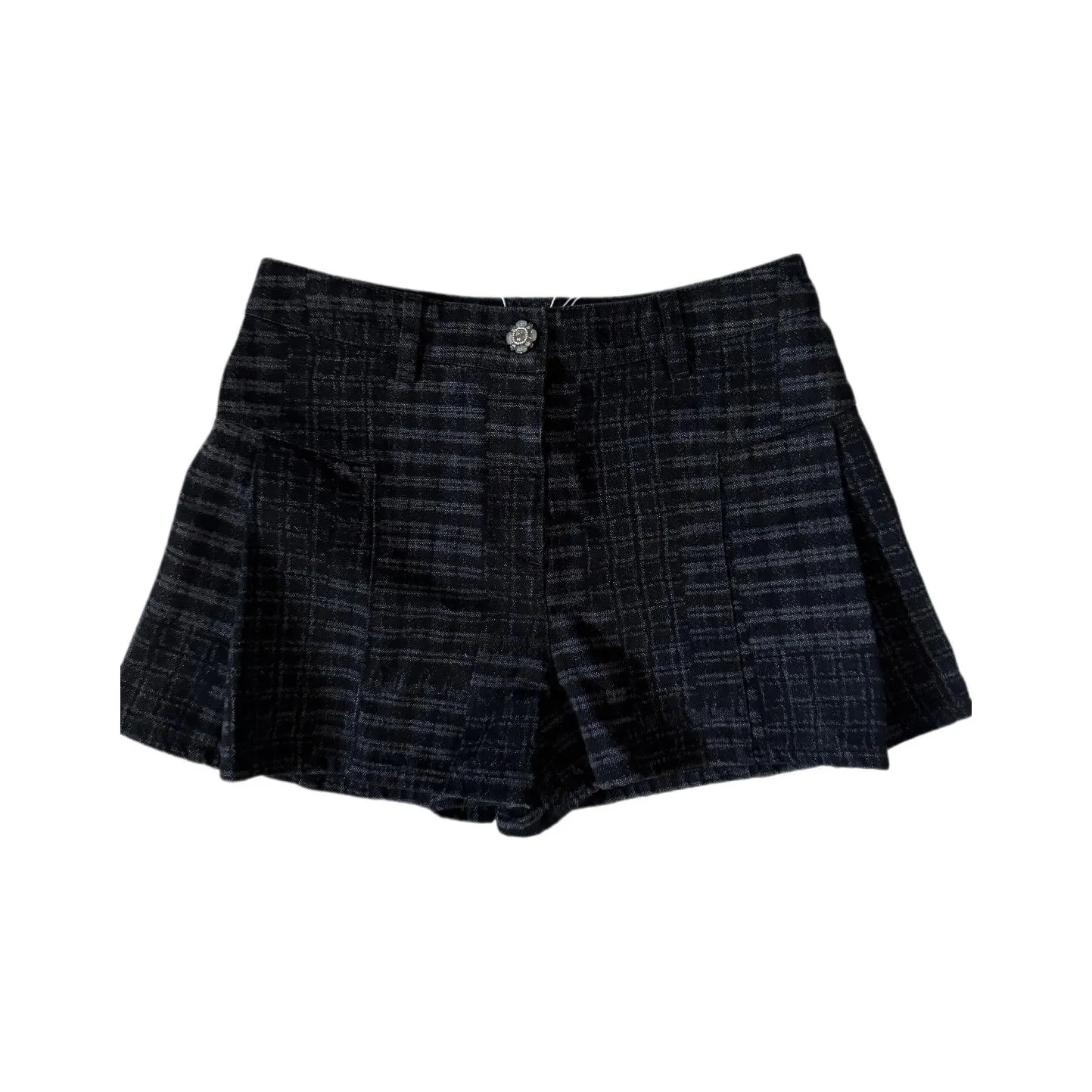 CHANEL 24 Spring Summer New Arrivals Denim Shorts Women's Black