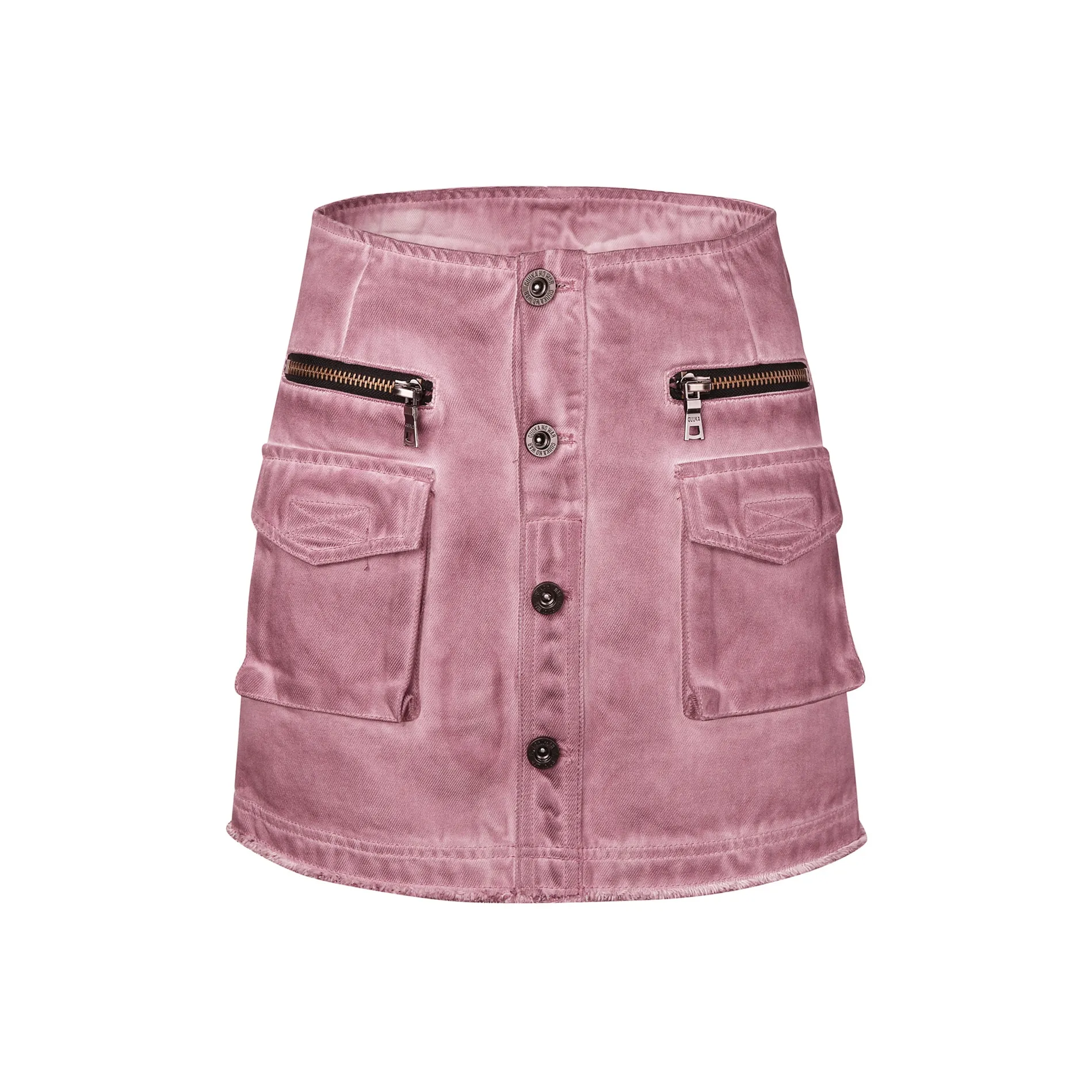 Guuka Hero Джинсовые короткие юбки Женские Бобовый розовый