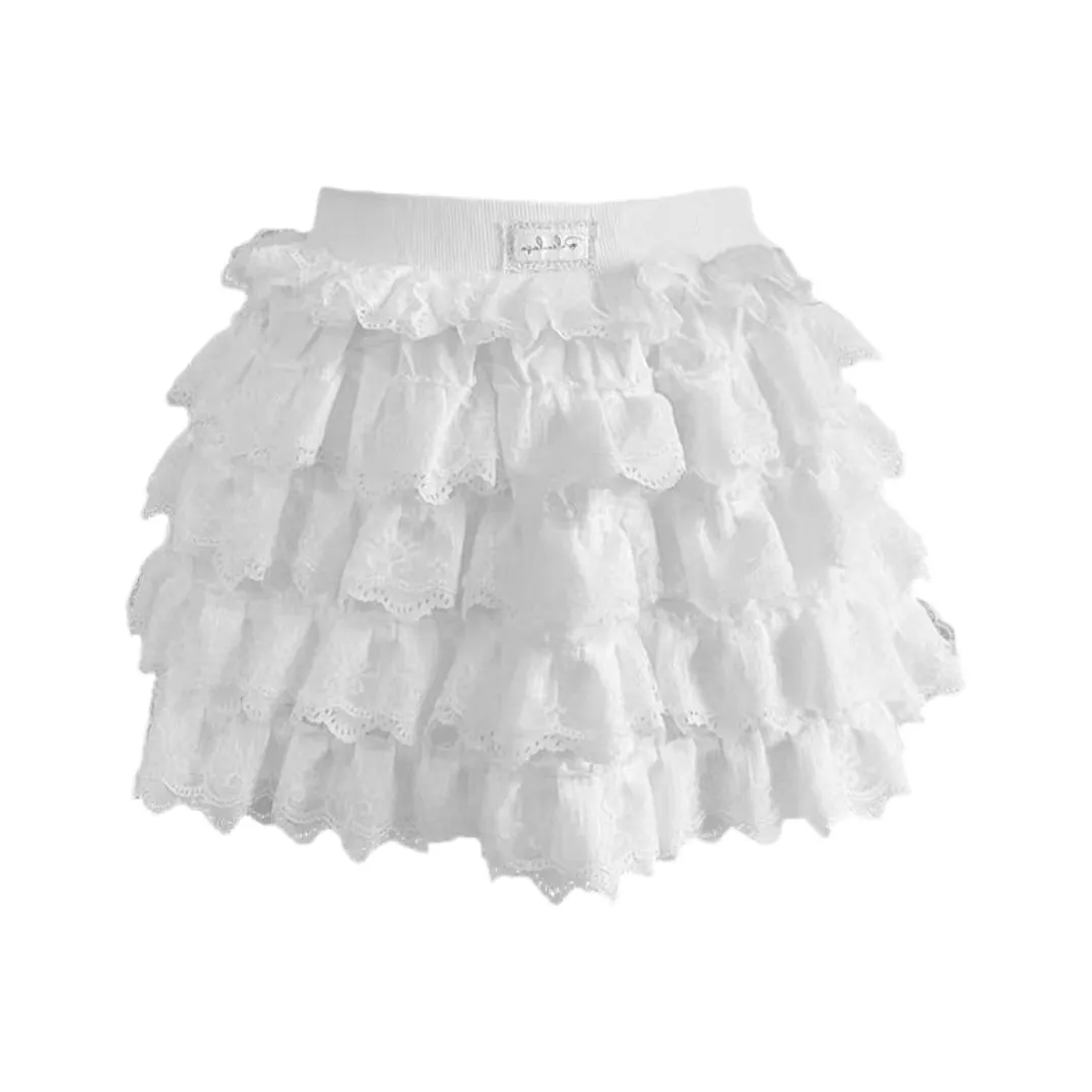 ABBY GODDESS Повседневные короткие юбки Женские Белые