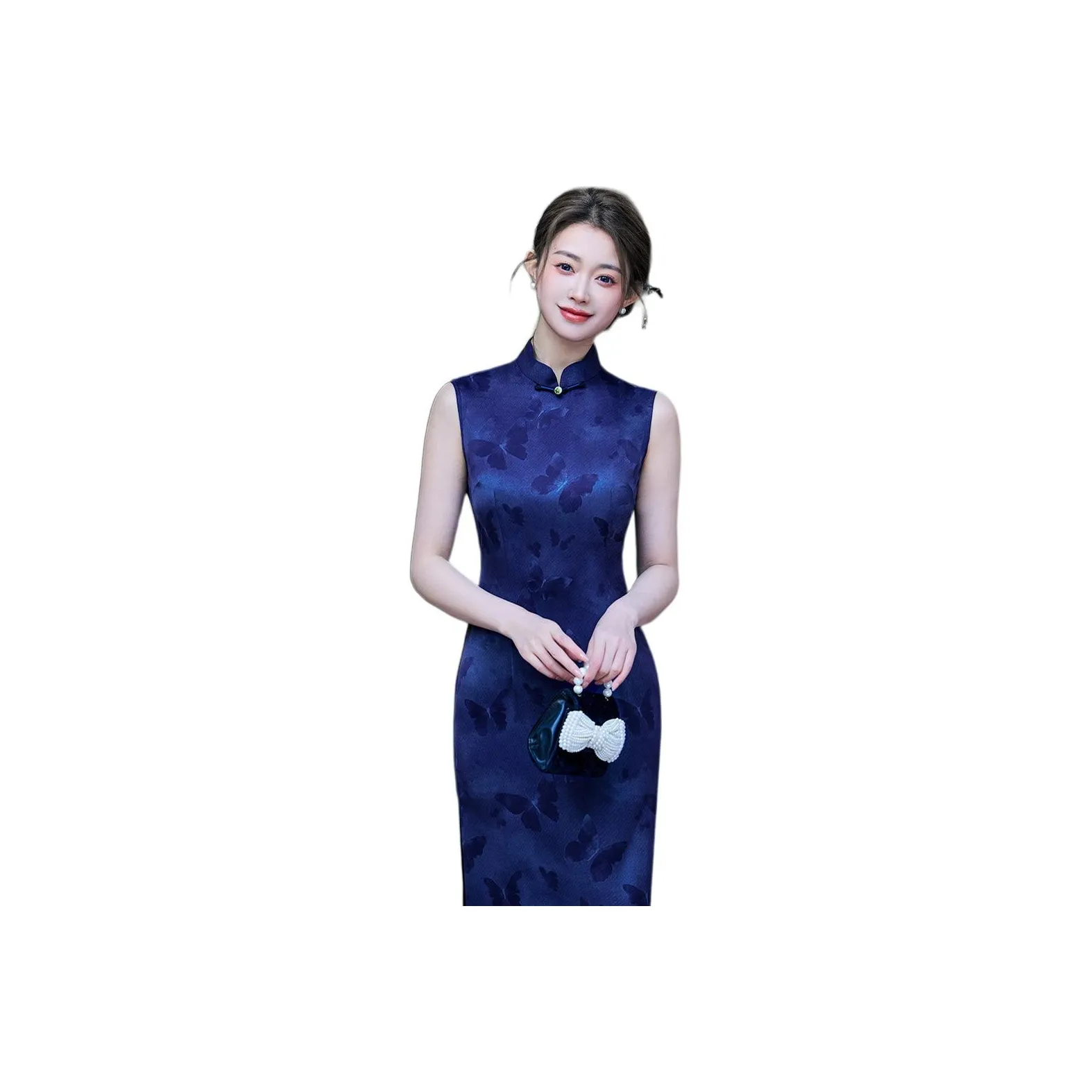 ENEESSI Cheongsams Women's Dark Blue