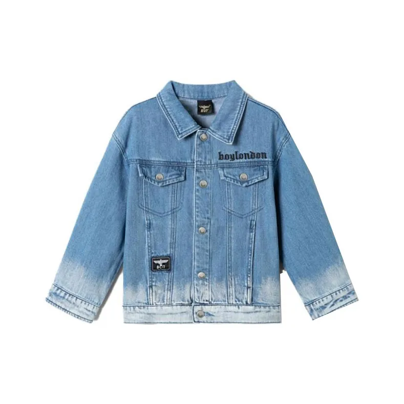 BOY JUNIOR Деним Куртка Для ДЕТЕЙ Синяя Детская