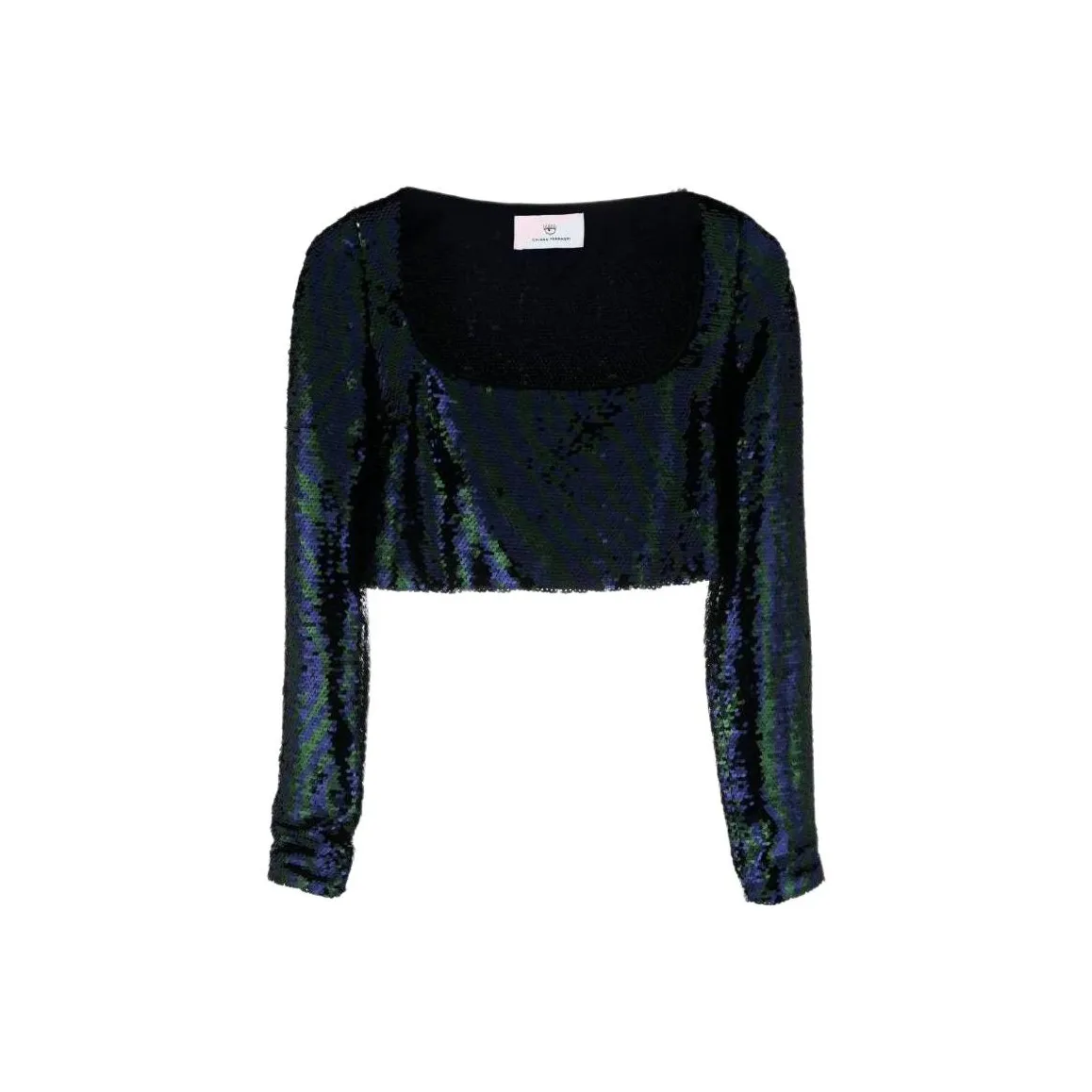 CHIARA FERRAGNI Sequin embellished Cropped Top