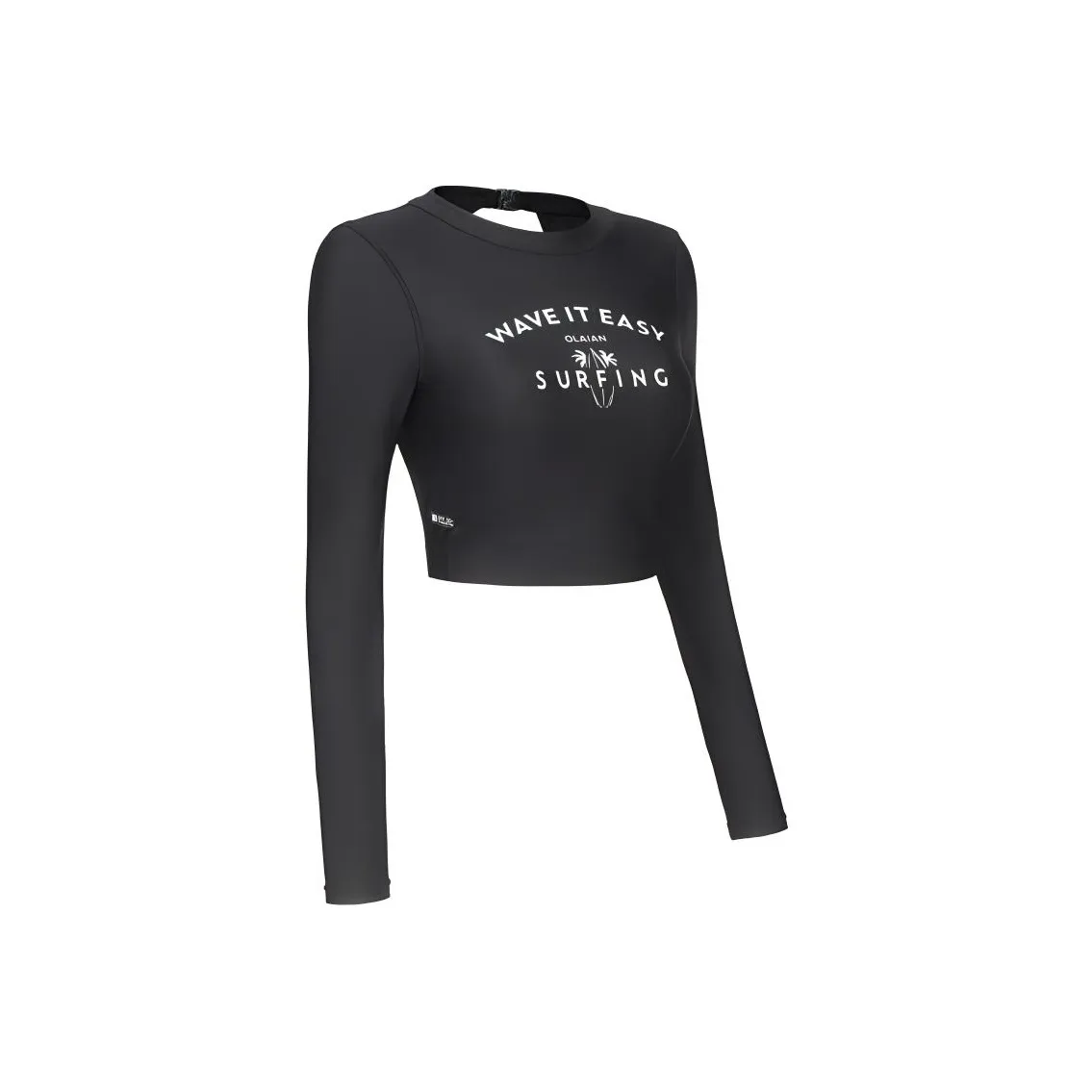 DECATHLON Двухкомпонентный купальник женский черный