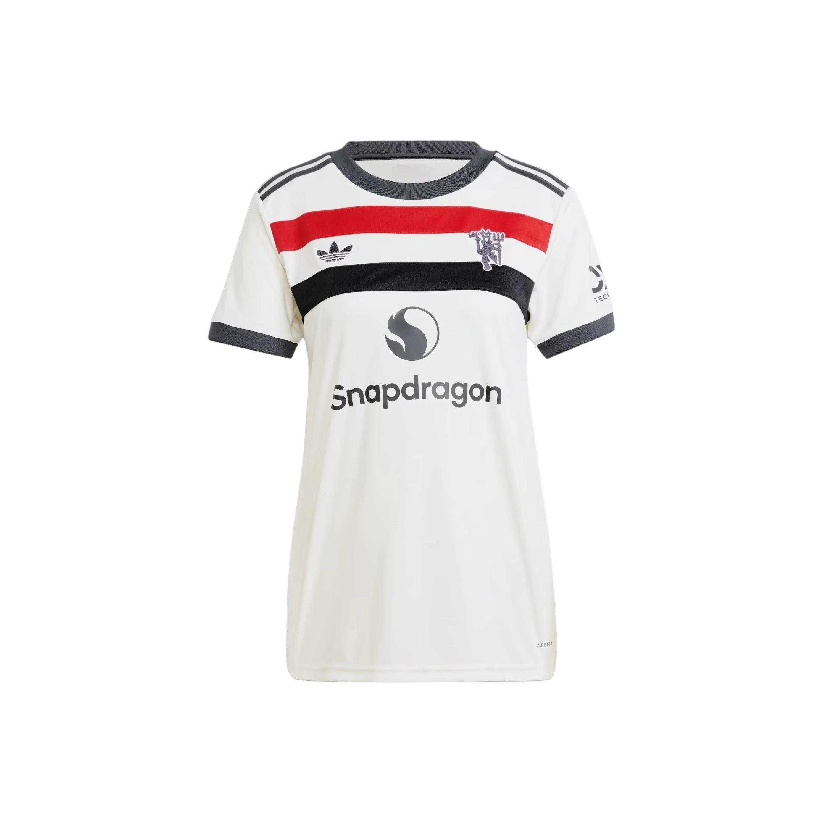 Adidas Originals SS24 Футбол Джерси Женские Серый Белый