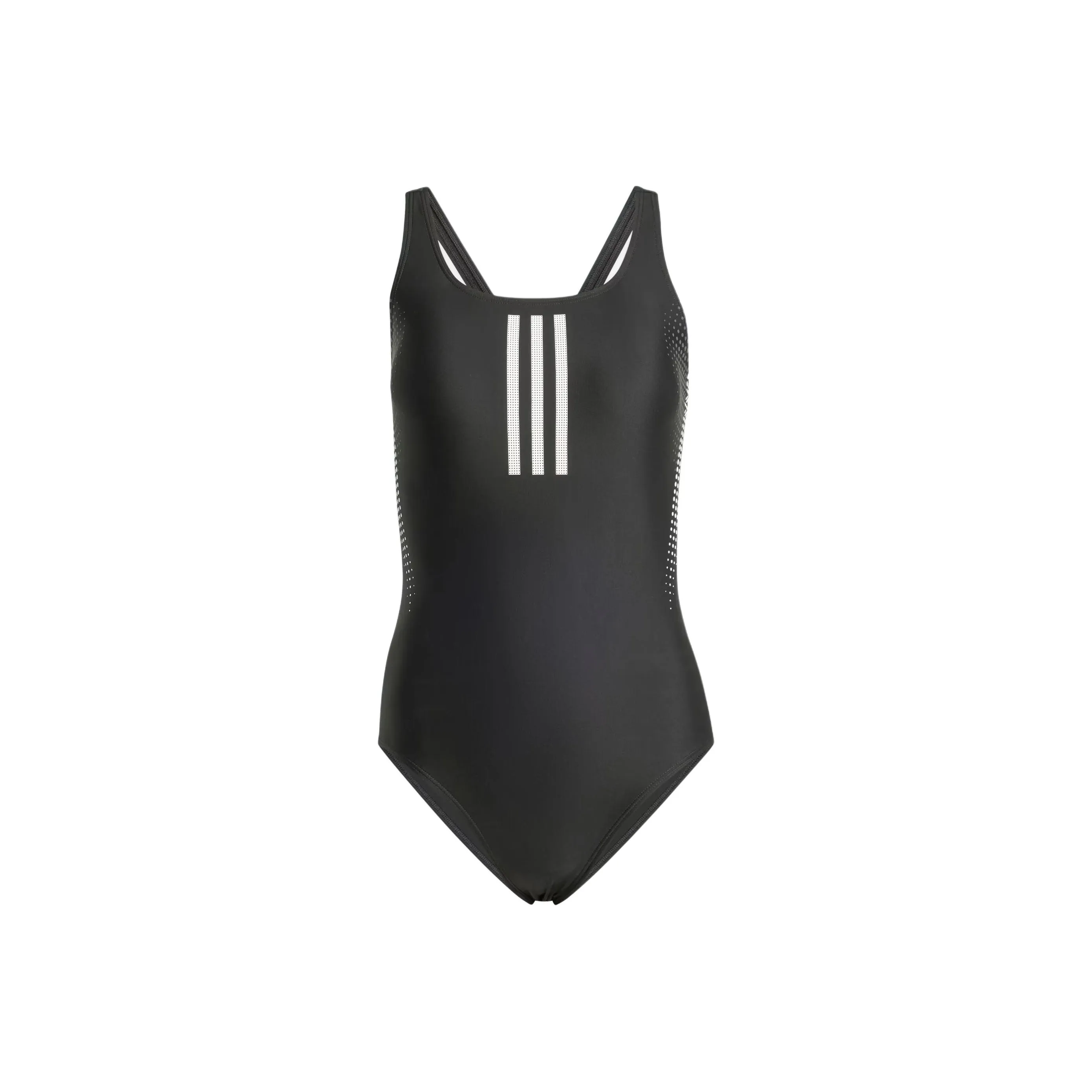 Adidas 3 Stripes Graphic V Back Swimsuit One piece Swimsuit Women's Black
