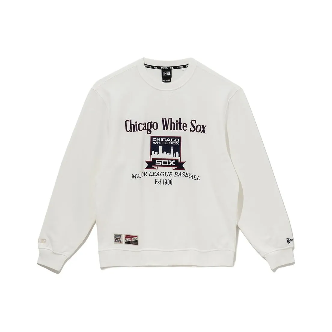 New Era x MLB Cooperstown Коллекция FW24 Толстовка Серый Белый Дети Возраст 3-7 лет