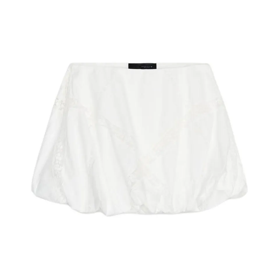 ZARA Повседневные короткие юбки Женские Белые