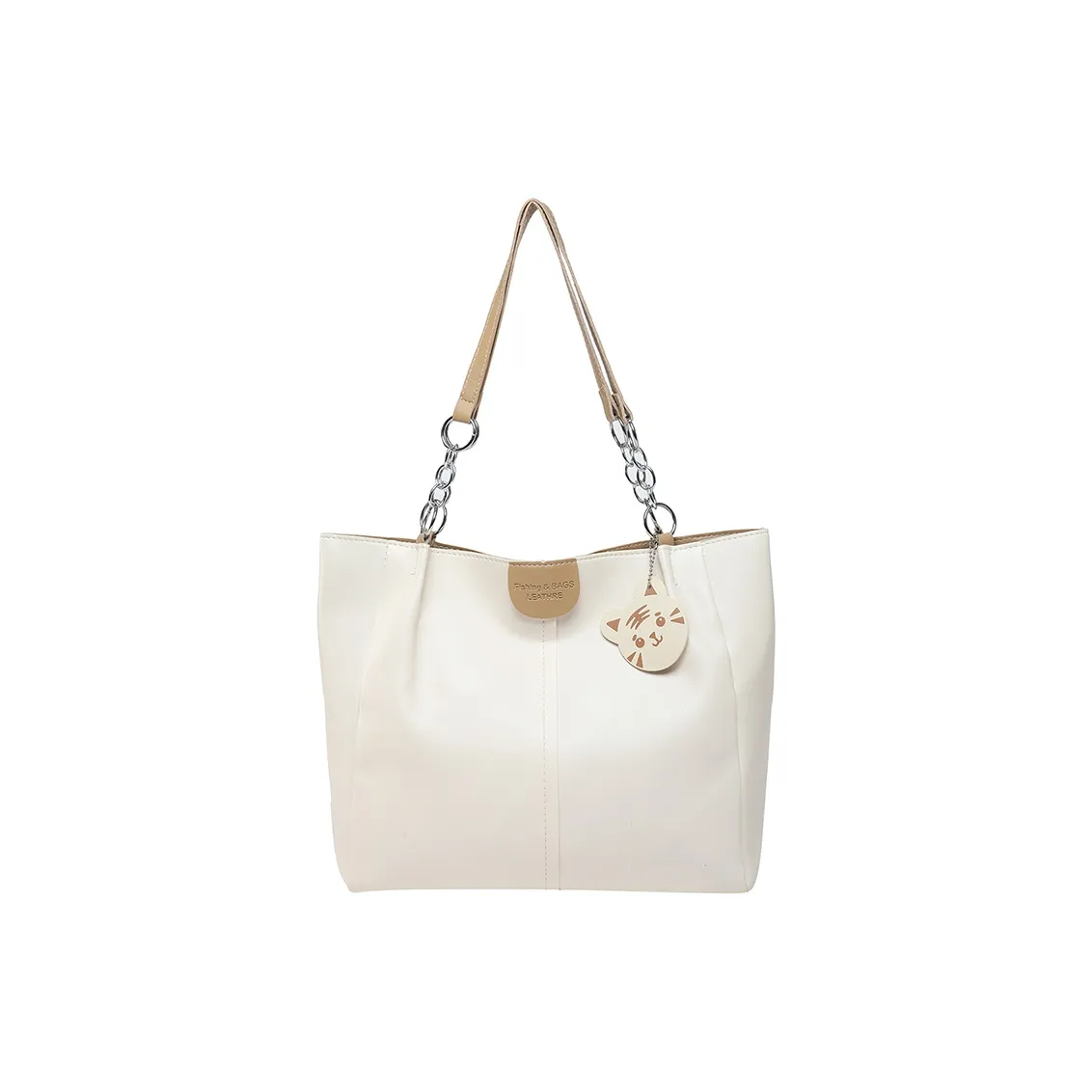 TOUTSEUL YOLO ПУ (полиуретан) Сумка-тоут Сумка для покупок Сумка через плечо Женская Хаки Зеленый Розовый