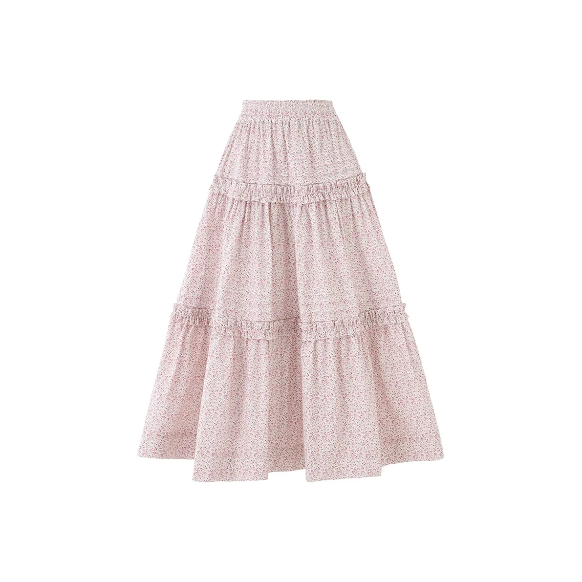 SOON FLOWER Юбка средней длины женская розовая