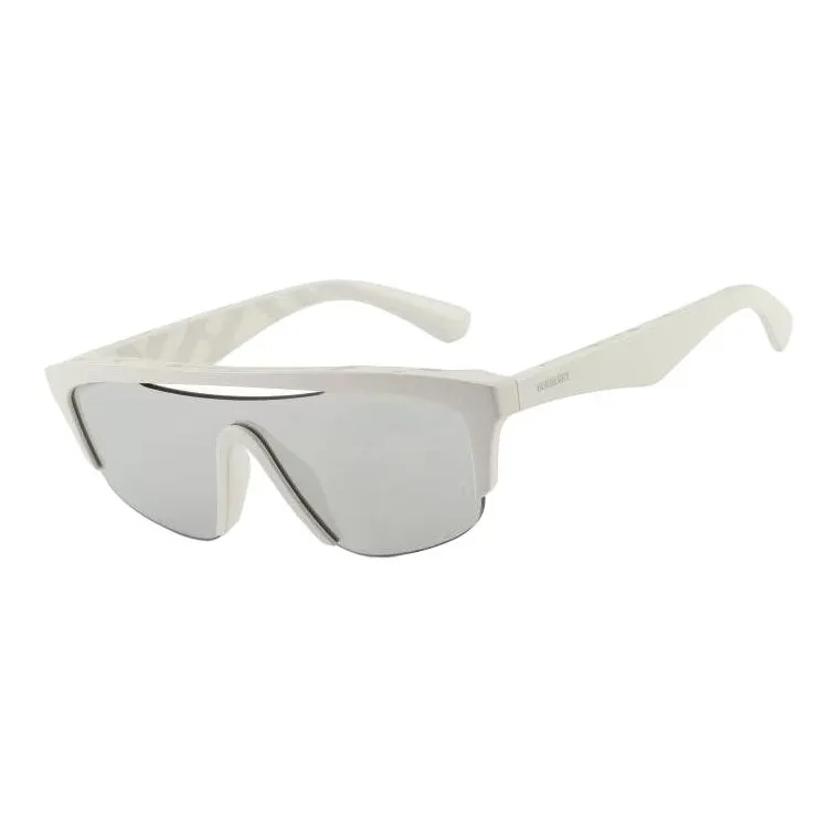 Burberry Пластиковая оправа нерегулярная форма солнцезащитные очки унисекс серый