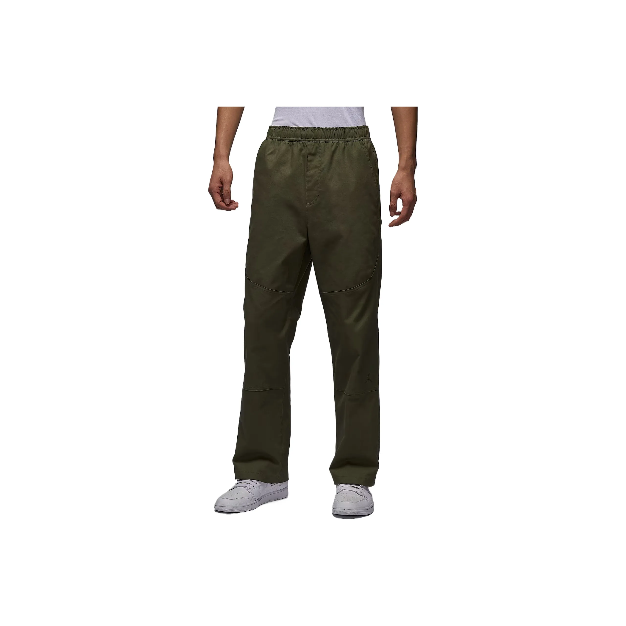 Jordan Essentials Повседневные брюки Мужские Средне-оливково-зеленые