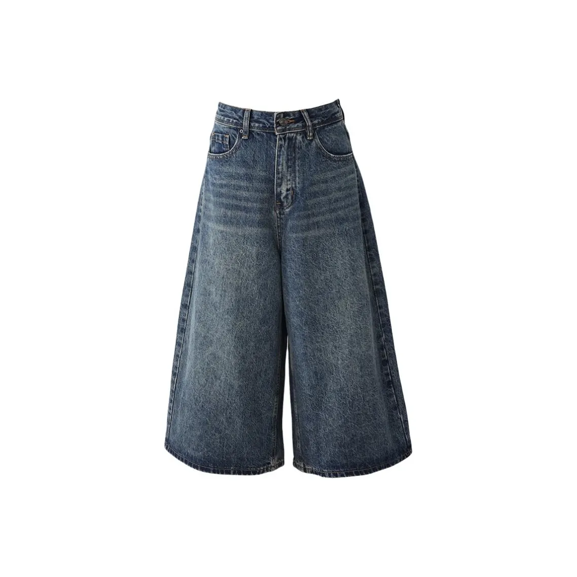 Kazakhstan Denim Shorts Women's Vintage Blue
