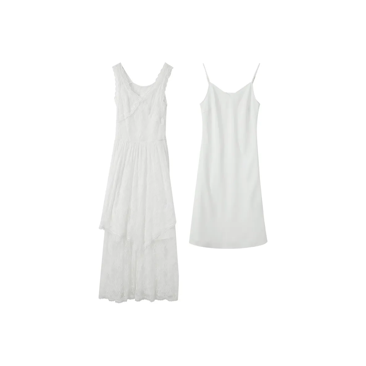 3COLOUR Комплект с юбкой Женские Cloud White