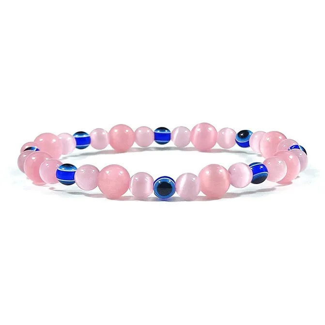 LuluCanaan Glass cat Cool Eye Bracelets Women's