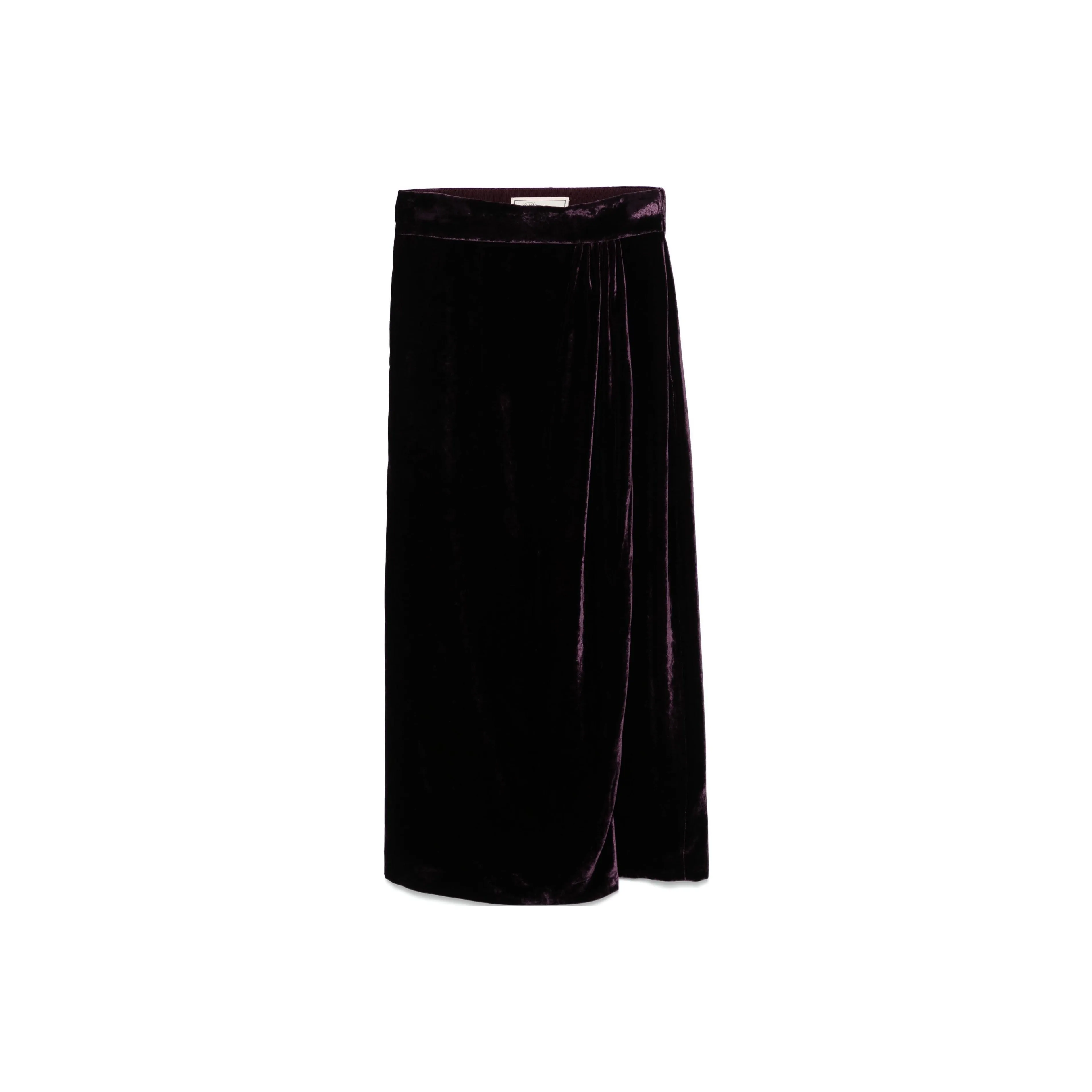 Blumarine SS24 Повседневная длинная юбка женская фиолетовая