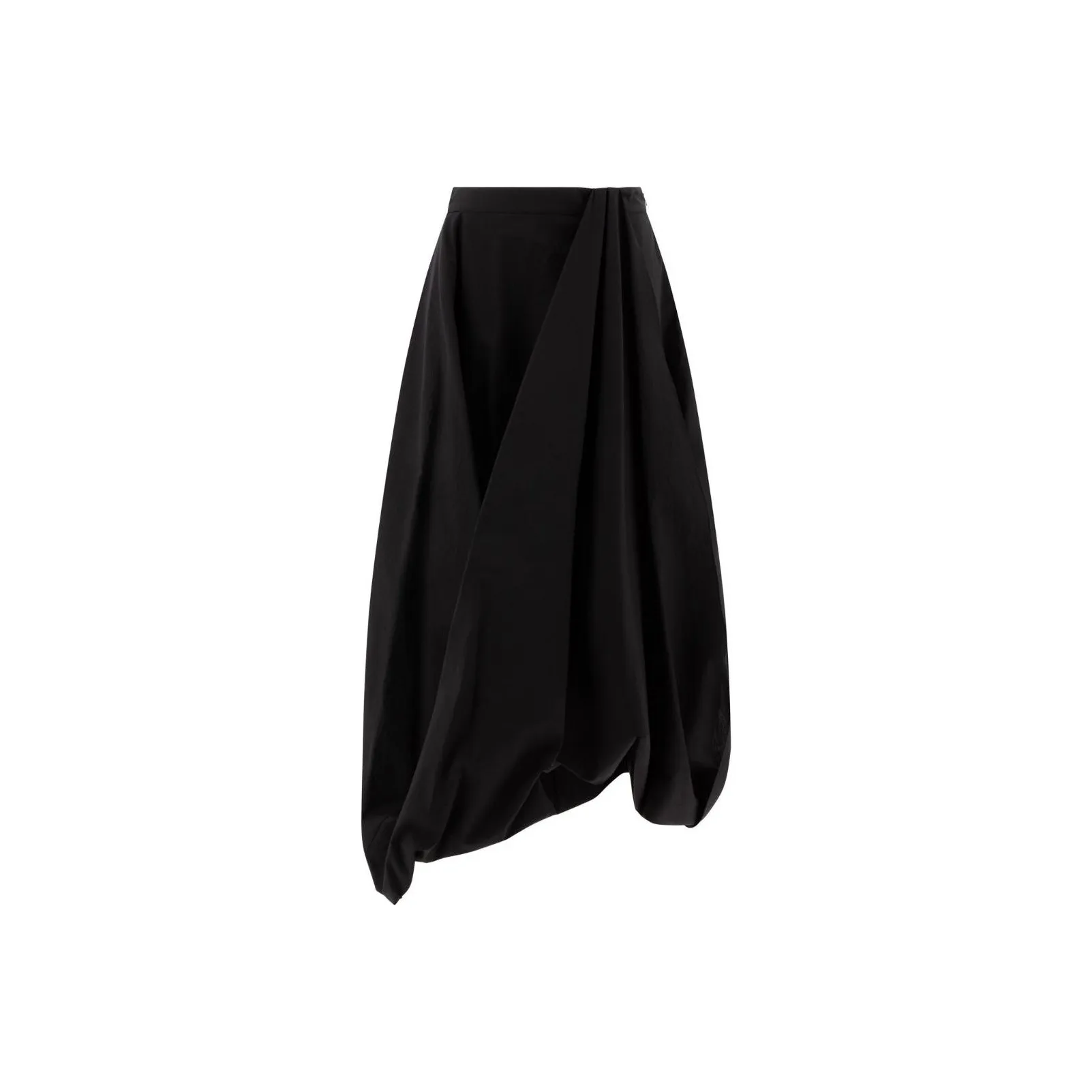 Brunello Cucinelli Draped Bubble Hem Skirt
