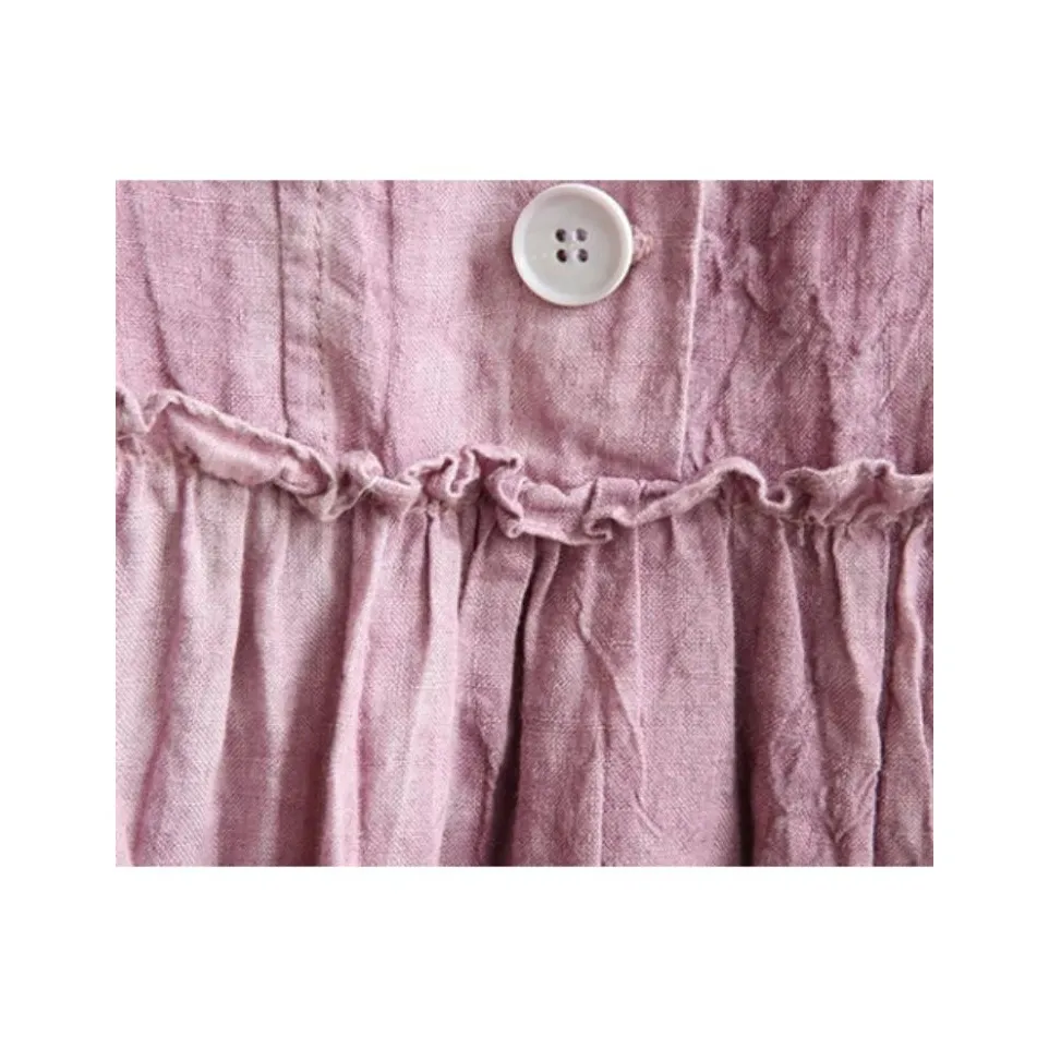 BLUEerror Short Sleeved Dress Women's Plum Purple