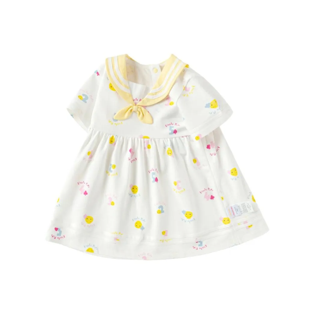 BALABALA Малыш Платье Желтый Красный Tuning Infant And Toddler