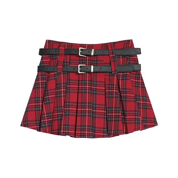 MITX Повседневные короткие юбки женские красный