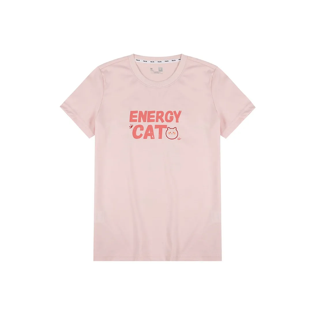 QIAODAN T-рубашка Женская Прозрачно-розовая