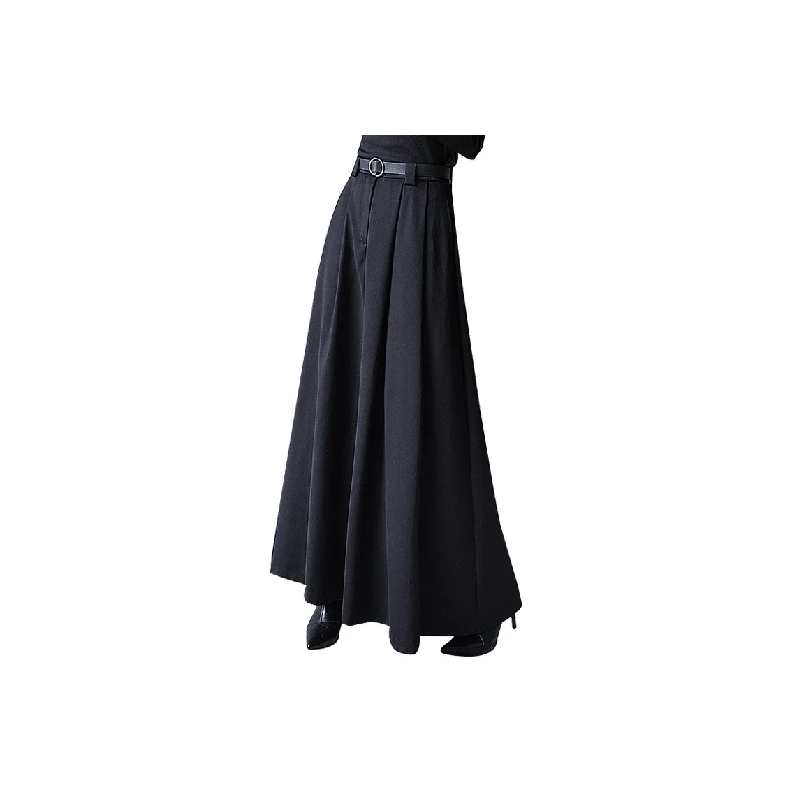 Cypress House Повседневный Длинный Юбка Женские Черный