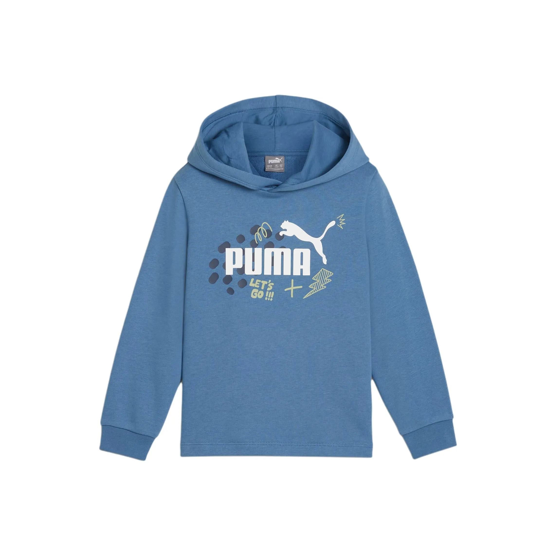 PUMA ESS+Худи Свитшот Синий Дети Возраст 3-7 лет