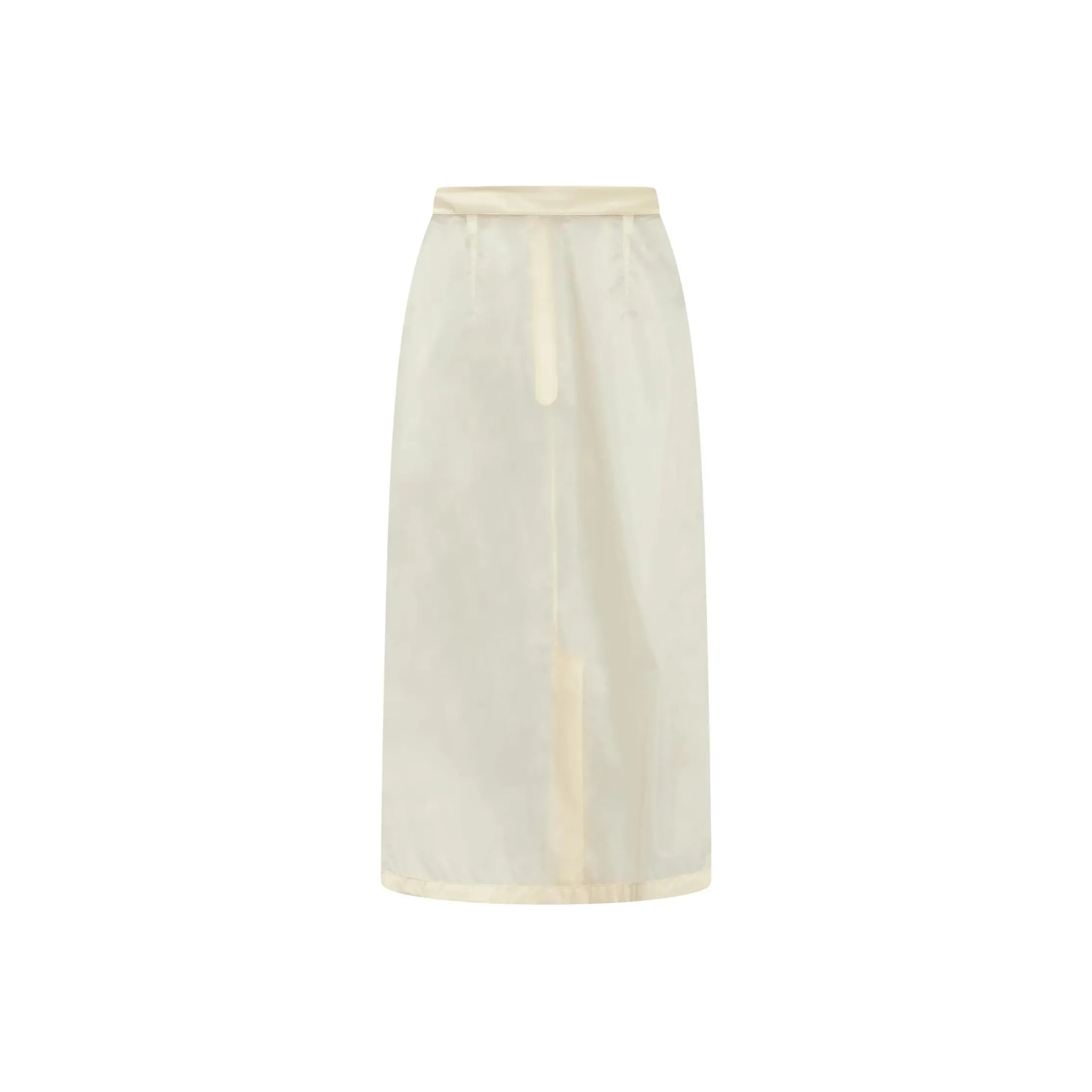 Maison Margiela Повседневный Длинный Юбка Женская Кремово-Желтая