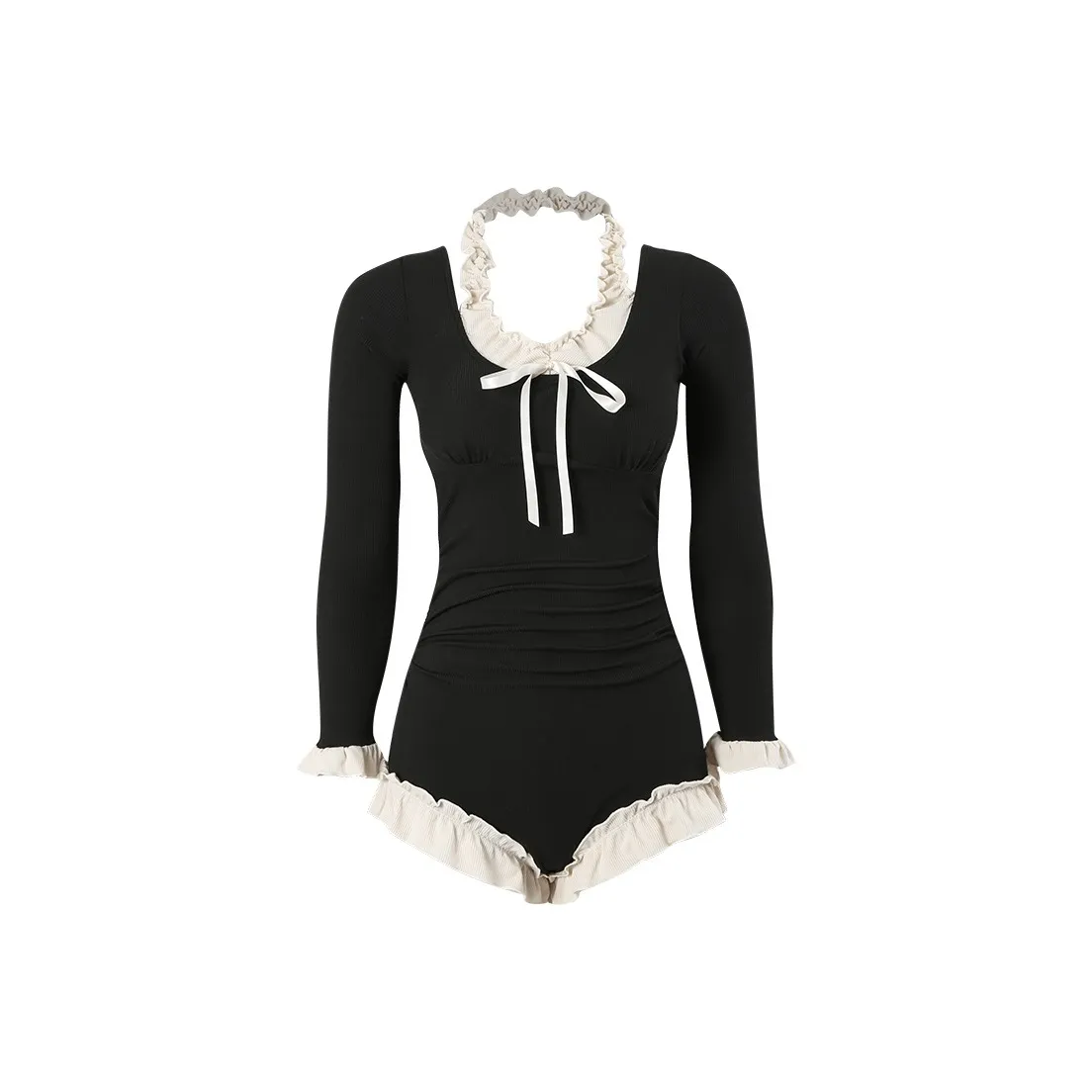 CHARM PICK Ван-Пис Купальник Женский Черный